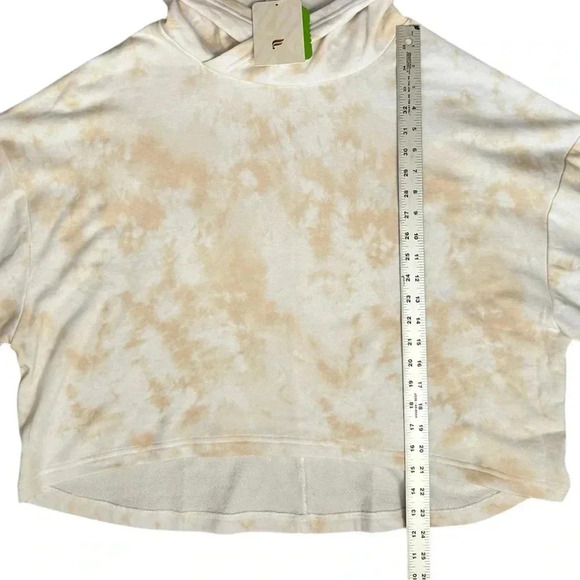 FABLETICS Eco-Conscious Repreve Hoodie Milk Honey Magma Tie-Dye Oversized sz 2X - Picture 5 of 8